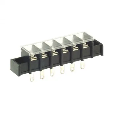 CBP40 Series Barrier Strip Terminal Blocks, 10mm pitch, 20A 300VAC, Accepts wire range 22~12 AWG, Cover Available, 2- to 30-Pole Single row.